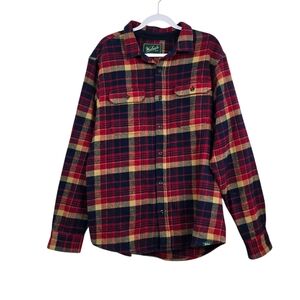 Woolrich Green Label Button-Down Shirt Men’s Large | Heritage Outdoor Flannel